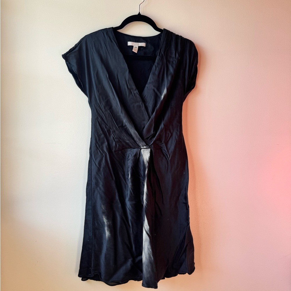 Banana Republic heritage Black silk Dress